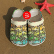 Colorful Crocs - Quilting Dinosaurs Pattern Clog Shoes For Men And Women
