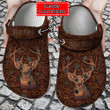 Personalized Deer Hunting Floral Pattern Crocband Clog For Men And Women