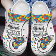 Autism What Makes You Different For Mens And Womens Gift For Fan Classic Water Rubber Crocs Clog Shoes Comfy Footwear
