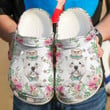 Westie Hipster Flower 102 Gift For Lover Rubber Crocs Clog Shoes Comfy Footwear
