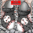 Sport Crocs - Personalized Baseball Pattern Clog Shoes For Men And Women