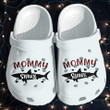 Mommy Shark Crocs Shoes - Funny Shark Croc Gifts For Mom Mothers Day 2021