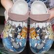 Cute Cat 102 Gift For Lover Rubber Crocs Clog Shoes Comfy Footwear