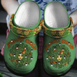 Flower Child Girl Art 5 Gift For Lover Rubber Crocs Clog Shoes Comfy Footwear