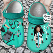 Personalized Nurse Girl Crocs Clog Shoes Nurse Crocs