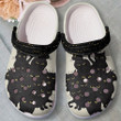 Black Cat Team Look At Me Gift For Lover Rubber Crocs Clog Shoes Comfy Footwear