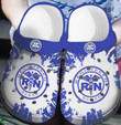 Love Nurse Rn Best 1 Rubber Crocs Clog Shoes Comfy Footwear
