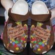 Autism Sympathy Rubber Crocs Clog Shoes Comfy Footwear