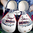 Love Nurse Rn Name Doctor Best Gift For Fan Classic Water Rubber Crocs Clog Shoes Comfy Footwear