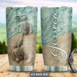 Personalized Turtle Ceramic Style Stainless Steel Tumbler, Personalized Tumblers, Tumbler Cups, Custom Tumblers