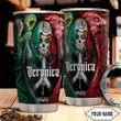 Mexican Sugarskull Kd4 Personalized Stainless Steel Tumbler, Personalized Tumblers, Tumbler Cups, Custom Tumblers