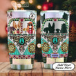 Boho Hippie Van Personalized Kd2 Stainless Steel Tumbler, Personalized Tumblers, Tumbler Cups, Custom Tumblers