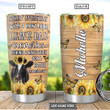 Cow Butterfly Personalized Stainless Steel Tumbler, Personalized Tumblers, Tumbler Cups, Custom Tumblers