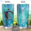 Personalized Turtle Mimi Stainless Steel Tumbler, Personalized Tumblers, Tumbler Cups, Custom Tumblers