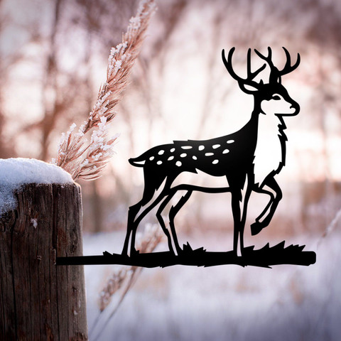Oh Deer! (Buck) Metal Art, Garden Signs - MetalSign Center