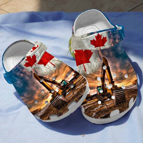 bønner Nybegynder lugt Canada Excavator Clogs Crocs Shoes Gifts For Men Fathers Day - MetalSign  Center