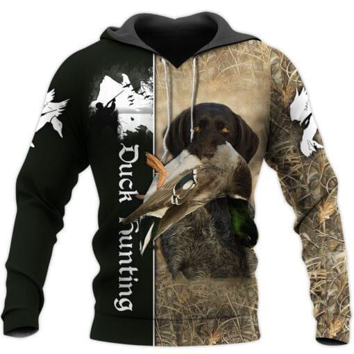 Duck Hunting Zip Hoodie Crewneck Sweatshirt T-Shirt 3D All Over Print For Men And Women