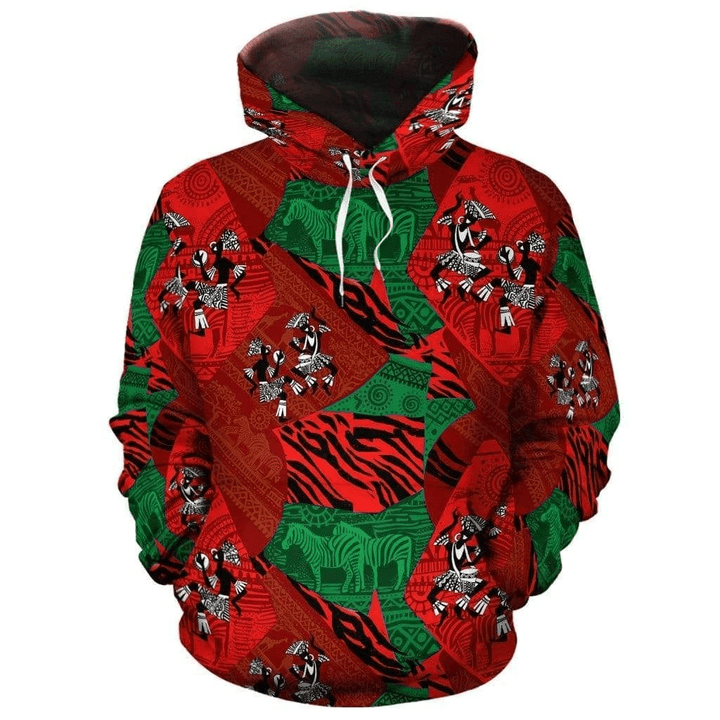 Australia Red Awesome Zip Hoodie Crewneck Sweatshirt T-Shirt 3D All Over Print For Men And Women