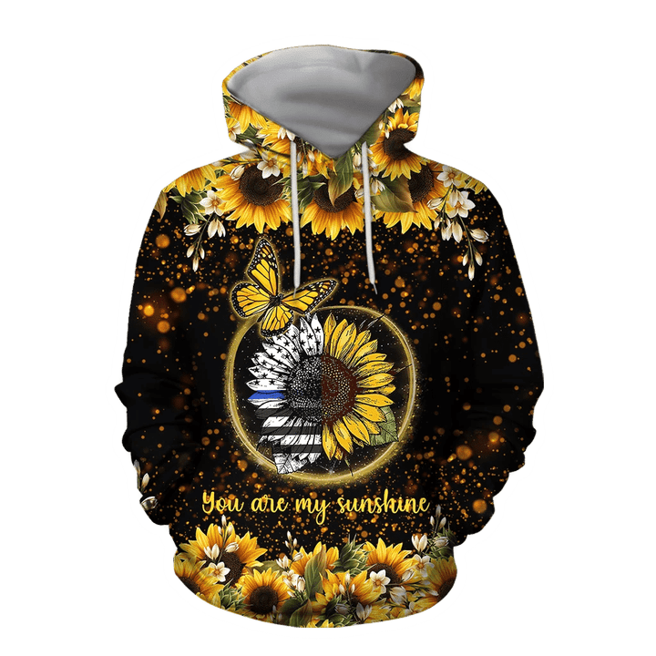 You Are My Sunshine Zip Hoodie Crewneck Sweatshirt T-Shirt 3D All Over Print For Men And Women