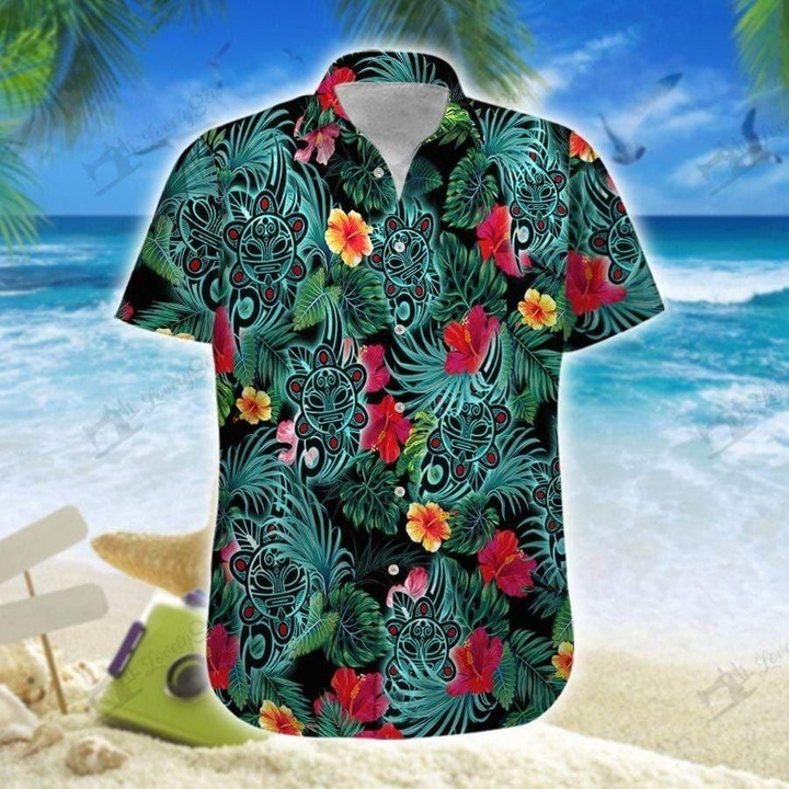 Puerto Rico Habiscus Sol Taino Aloha Hawaiian Shirt Colorful Short Sleeve Summer Beach Casual Shirt For Men And Women