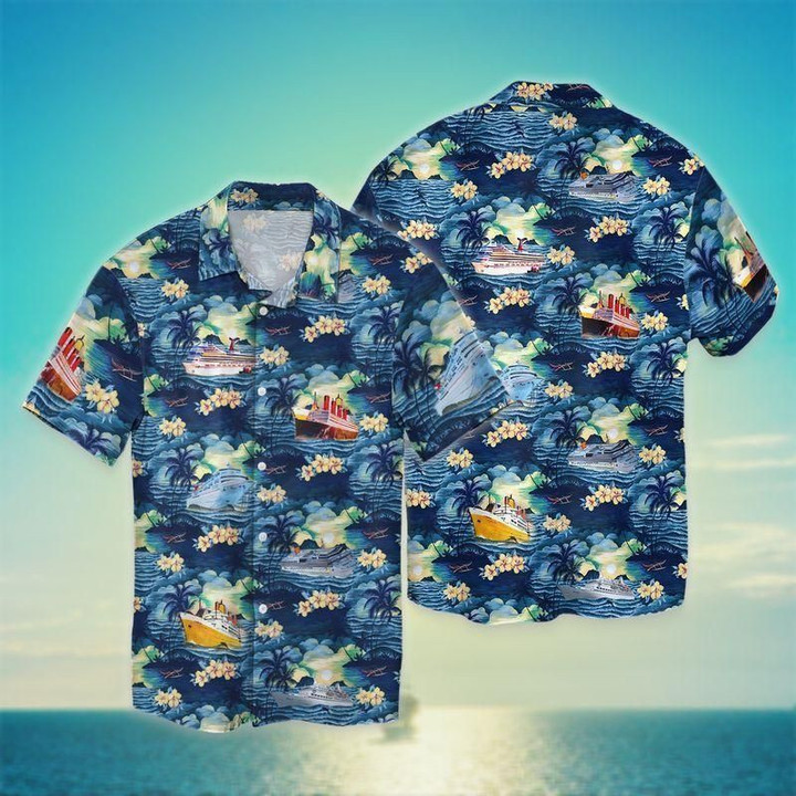 Cruise Aloha Hawaiian Shirt Colorful Short Sleeve Summer Beach Casual Shirt For Men And Women