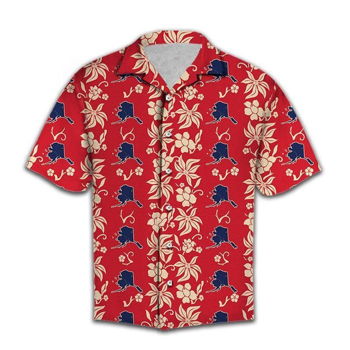 Alaska Lover Aloha Hawaiian Shirt Colorful Short Sleeve Summer Beach Casual Shirt For Men And Women