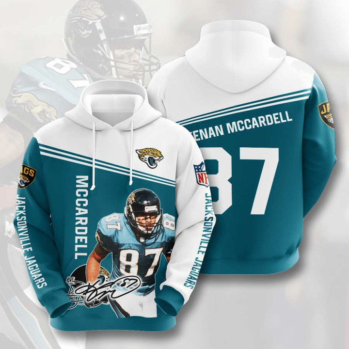 Jacksonville Jaguars Keenan McCardell 3D All Over Print Hoodie, Zip-up Hoodie