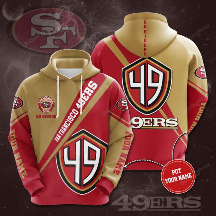 Personalized San Francisco 49ers Custom 3d All Over Print Hoodie, Zip-Up Hoodie