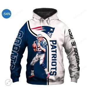 Tom Brady 12 New England Patriots 3D All Over Print Hoodie, Zip-up Hoodie