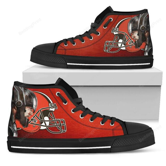 Cleveland Browns High Top Shoes