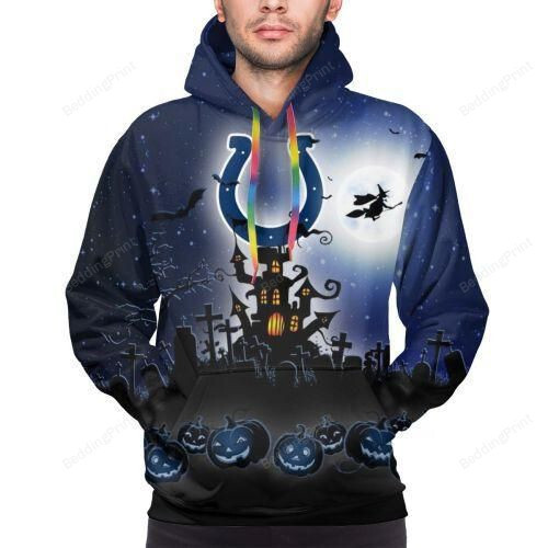 Indianapolis Colts Halloween 3D All Over Print Hoodie, Zip-up Hoodie