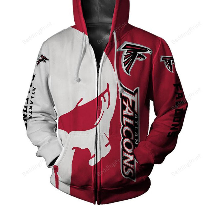 Atlanta Falcons 3D All Over Print Hoodie, Zip-up Hoodie