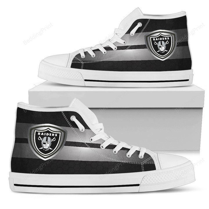 The Shield Oakland Raiders High Top Shoes