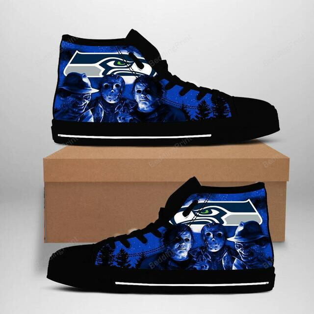 Seattle Seahawks Nfl High Top Shoes