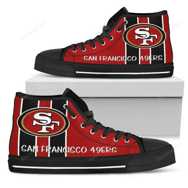 San Francisco 49Ers Steaky Trending Fashion Sporty High Top Shoes