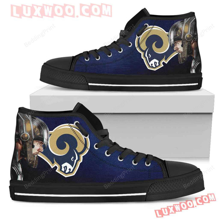 Thor Head Los Angeles Rams High Top Shoes