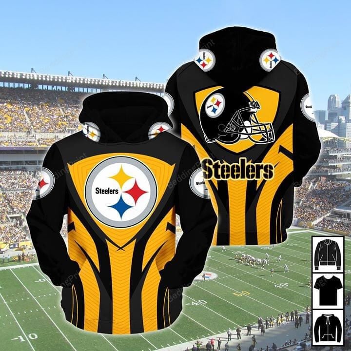 Pittsburgh Steelers 3D All Over Print Hoodie, Zip-up Hoodie