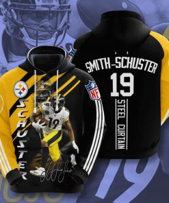 Pittsburgh Steelers Smith Schuster 3D All Over Print Hoodie, Zip-up Hoodie