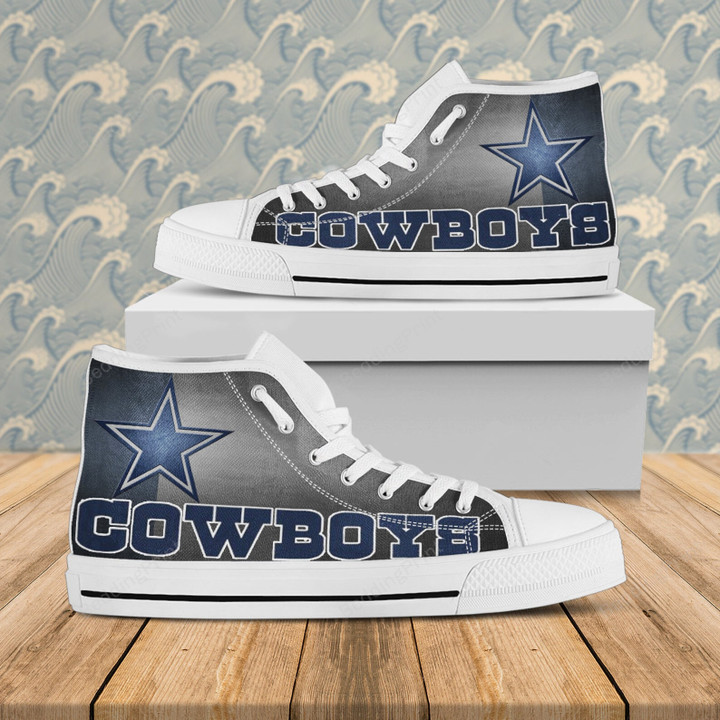 Dallas Cowboys High Top Shoes