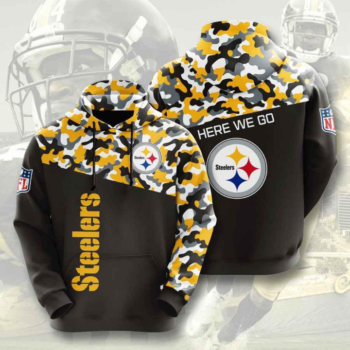 Nfl Pittsburgh Steelers 3D All Over Print Hoodie, Zip-up Hoodie