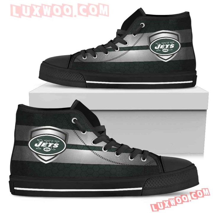 The Shield New York Jets High Top Shoes