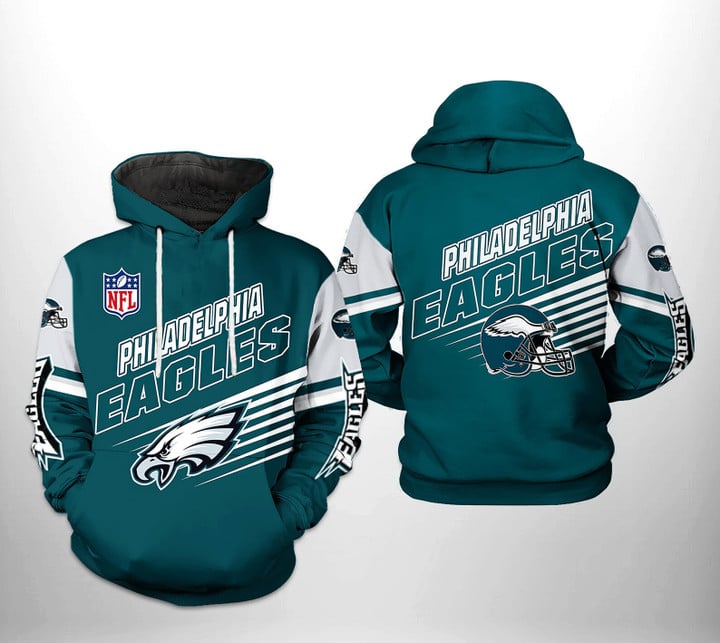 Philadelphia Eagles NFL 3D All Over Print Hoodie, Zip-up Hoodie
