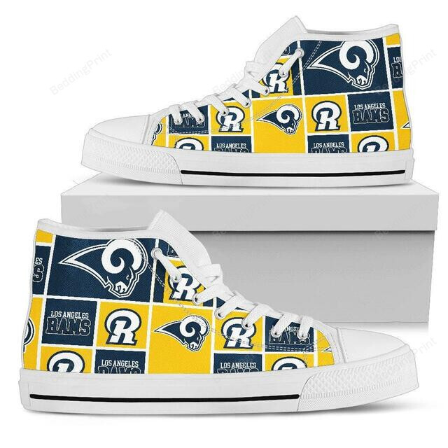 Los Angeles Rams Nfl High Top Shoes