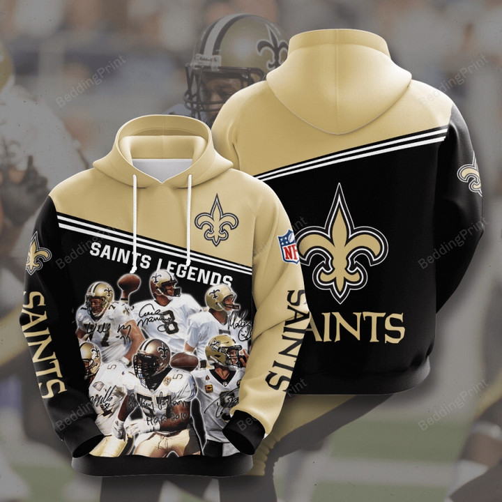 Nfl New Orleans Saints 3D All Over Print Hoodie, Zip-up Hoodie
