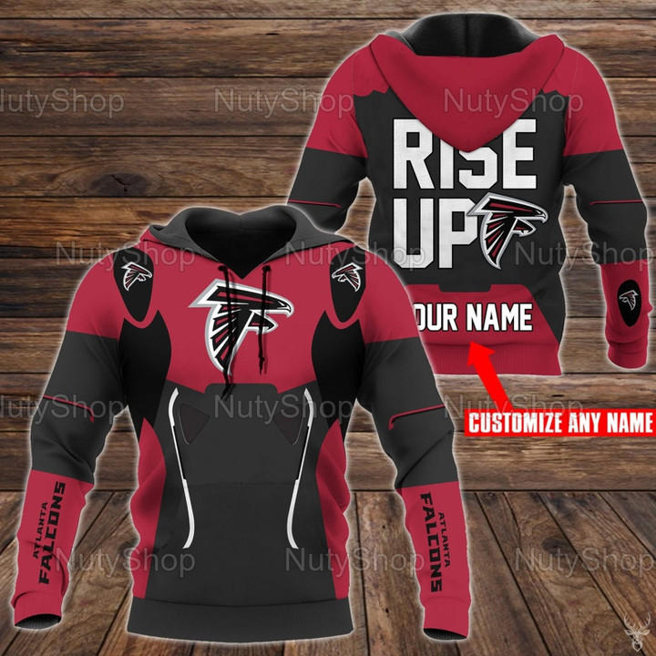 Personalized NFL Atlanta Falcons 3D All Over Print Hoodie, Zip-up Hoodie