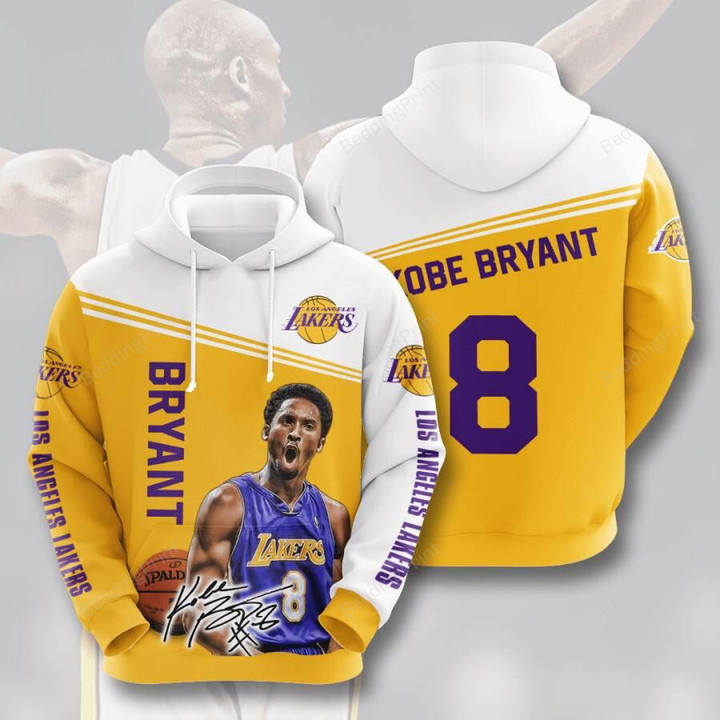 Sports Basketball Nba Los Angeles Lakers Kobe Bryant 3D All Over Print Hoodie, Zip-up Hoodie