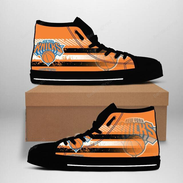 New York Knicks Nba Basketball High Top Shoes