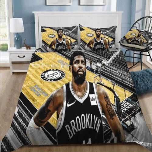 NBA Brooklyn Nets Kyrie Irving Theme Duvet Cover Bedding Set