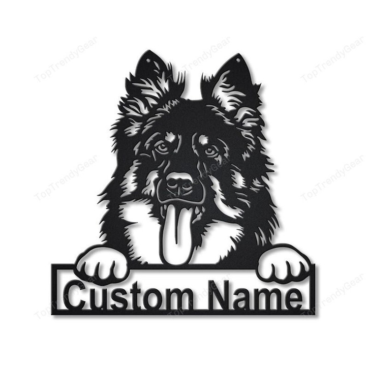 Personalized Bohemian Shepherd Dog Metal Sign Art Custom Bohemian Shepherd Dog Metal Sign Dog Gift Birthday Gift Animal Funny