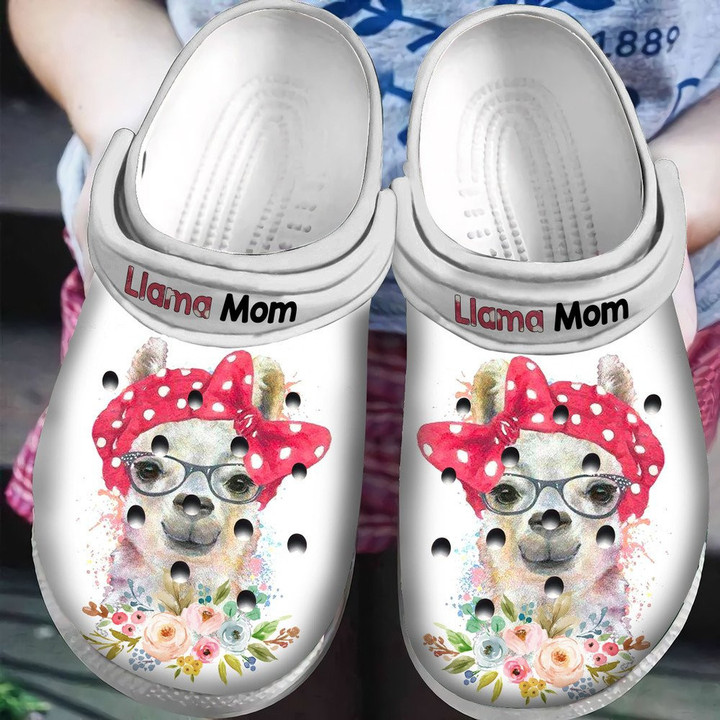 Llama Mom Crocs Classic Clogs Shoes Mothers Day Gift